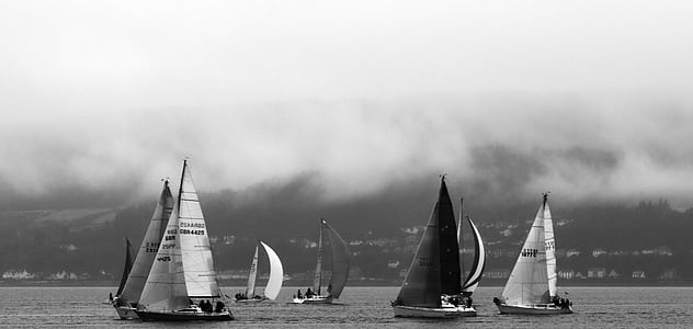 sailing boat on the sea thumbnail