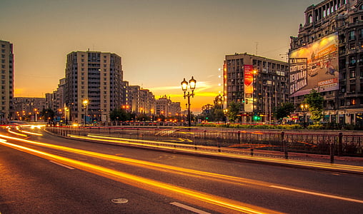 time lapse photography of buildings thumbnail