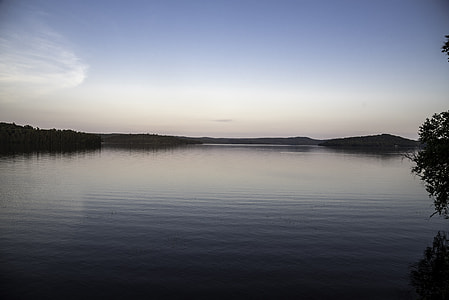 Dusk Landscape of Ayers Lake at Algonquin Provincial Park, Ontario thumbnail