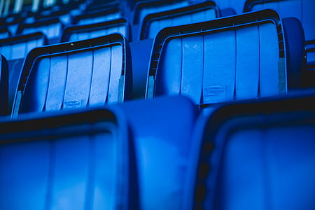 selective focus photography of empty plastic seat thumbnail