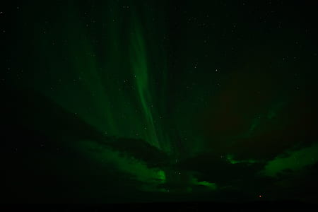 long exposure photography of green aurora borealis thumbnail