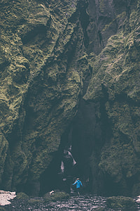 photo of person entering cave thumbnail
