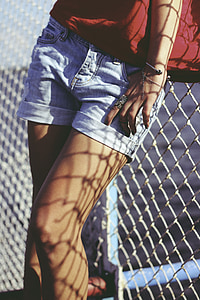 jeans, shorts, hand, jewelry, legs, shadow thumbnail