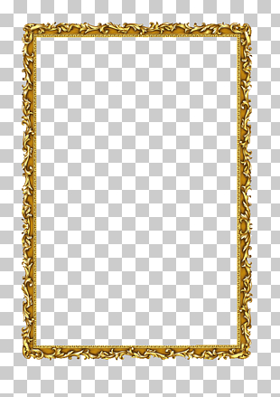 Computer file, Gold border pattern, gold painting frame illustration PNG clipart