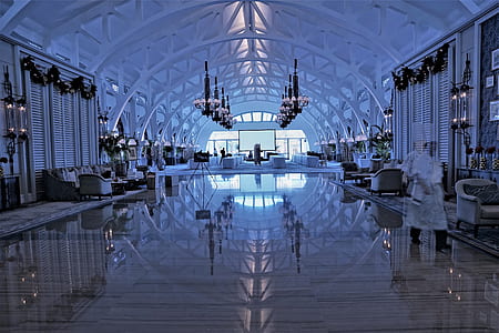 person walking on hall thumbnail