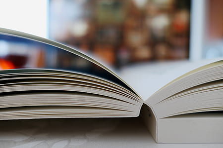 shallow focus photography of book thumbnail