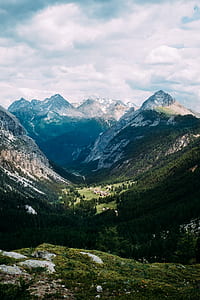 mountains covered with snow during daytime thumbnail
