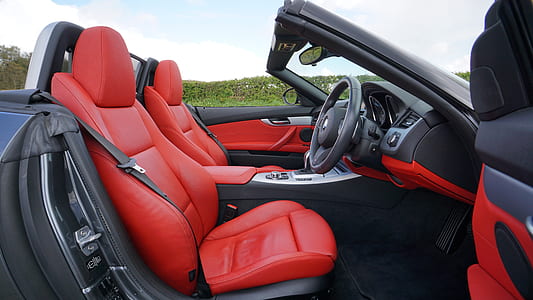 photo of red bucket seat thumbnail