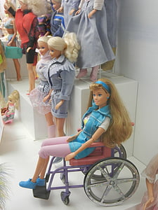 female doll on wheelchair thumbnail