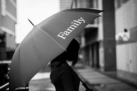 woman under Family umbrella thumbnail