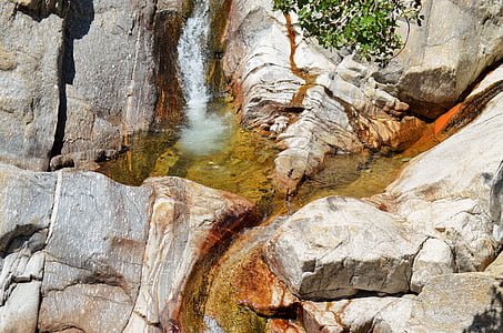 waterfalls and rock formation thumbnail