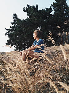 landscape, woman, relaxation, girl thumbnail