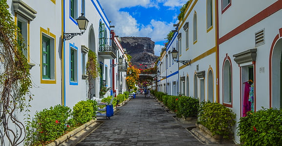 road between houses thumbnail