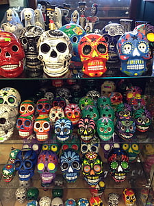 assorted-color calavera lot on shelf thumbnail