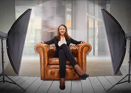 woman in blazer and black pants thumbnail
