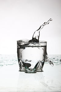 clear drinking glass with water thumbnail