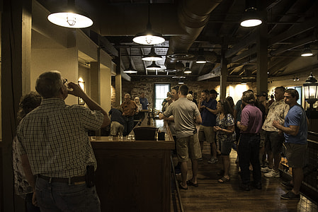 People tasting testing Whiskey at Buffalo Trace Distillery thumbnail