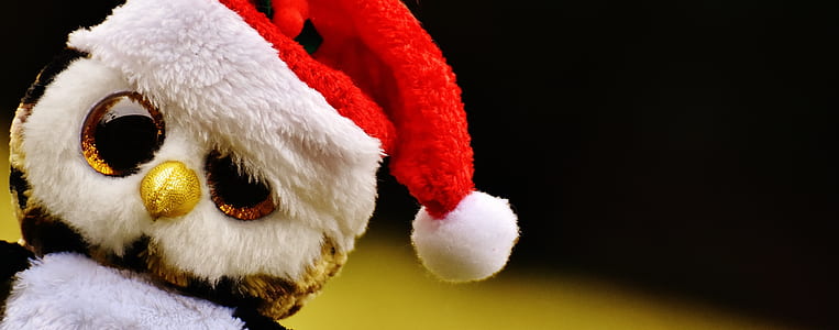 selective focus photography of owl plush toy thumbnail