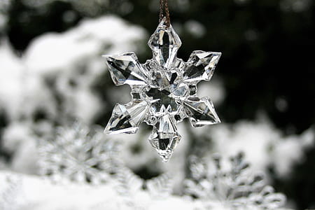 closeup photography of snowflakes thumbnail