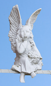 cherub ceramic figurine thumbnail