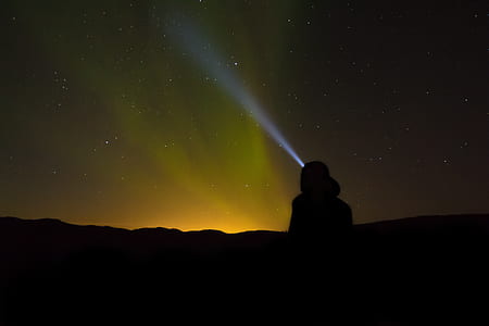 light, northern light, star, night thumbnail