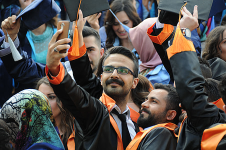 students taking selfie of them selves thumbnail