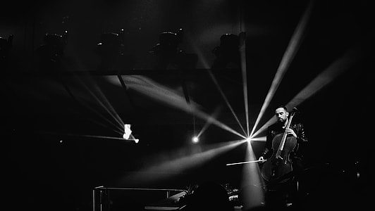 man playing instrument thumbnail