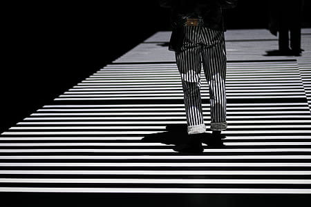 person crossing pedestrian lane thumbnail