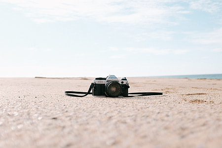 film camera on sand thumbnail