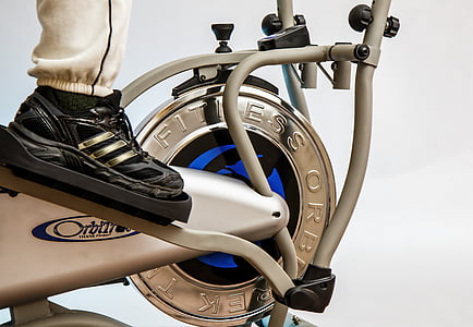 person on Orbit elliptical trainer thumbnail