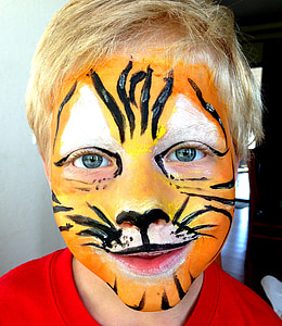 boy with face painting thumbnail
