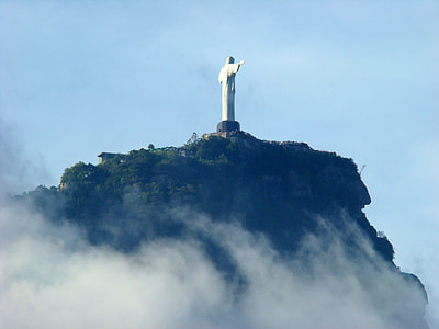 Statue of Christ on a hill in Malaysia thumbnail
