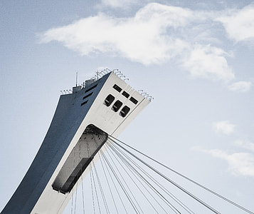 low angle photography of ship tower thumbnail