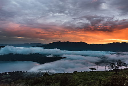 Landscape Photography of Foggy Mountain thumbnail