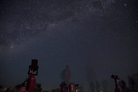 panning photography of stargazing people thumbnail