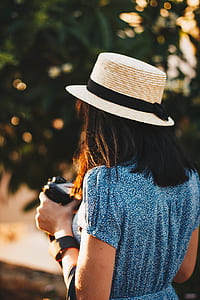 Woman in Blue Dress thumbnail