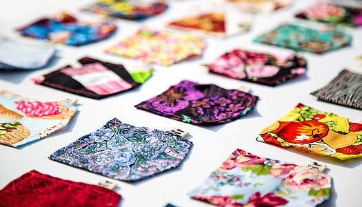 close-up photography of assorted-color textiles thumbnail