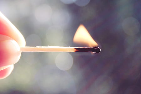 lighted match stick thumbnail