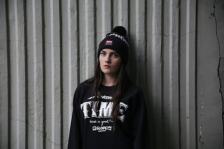 black-and-white, fashion, person, woman thumbnail