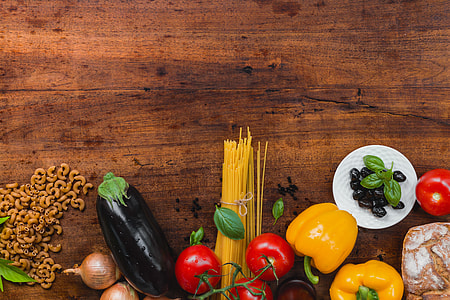 variety of vegetables on brown wooden surfcace thumbnail