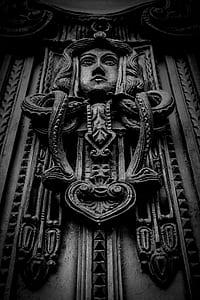 black-and-white, art, landmark, metal thumbnail