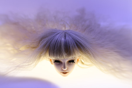 female character with white hair artwork thumbnail