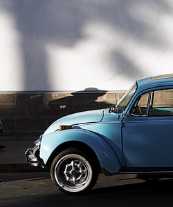 blue Volkswagen Beetle thumbnail