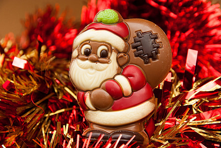 depth photograph of Santa Claus ornament thumbnail