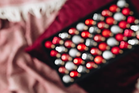 Burgundy Christmas Decorations thumbnail