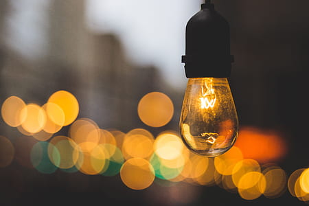 shallow focus photography of incandescent bulb thumbnail
