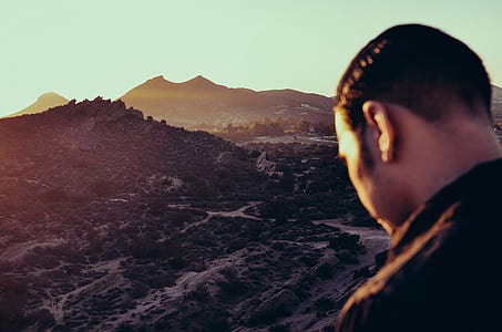 landscape, nature, man, person thumbnail