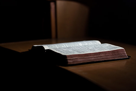 white book on brown wooden table thumbnail