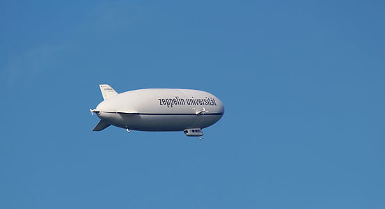 white Zeppellin Universible blimp thumbnail