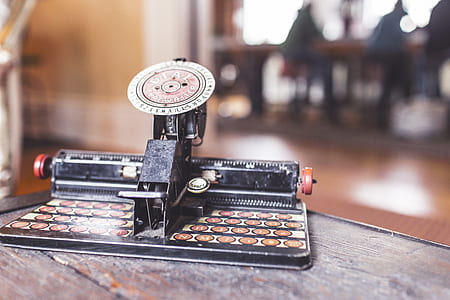 black typewriter thumbnail